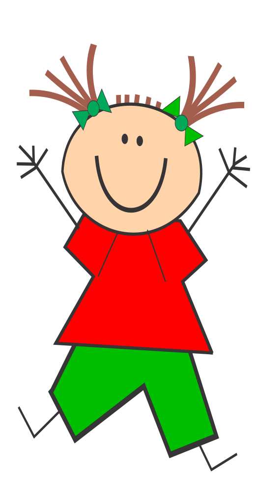 OnlineLabels Clip Art Funny Girl